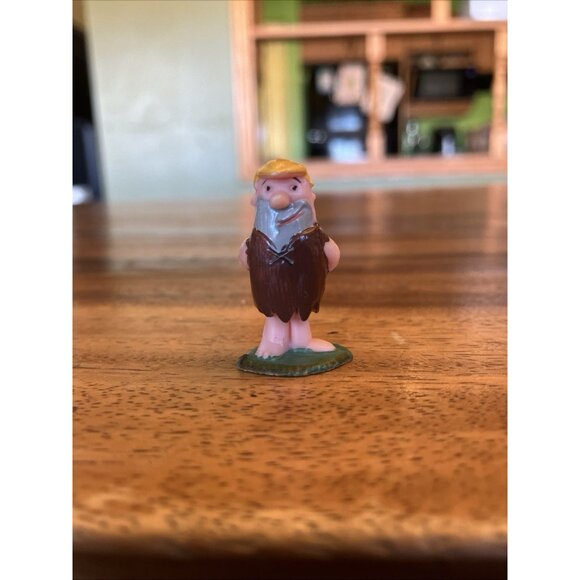 Flintstones Barney Rubble Figure by Marx Tinykins 1960s Cereal Toy RARE - Picture 8 of 8